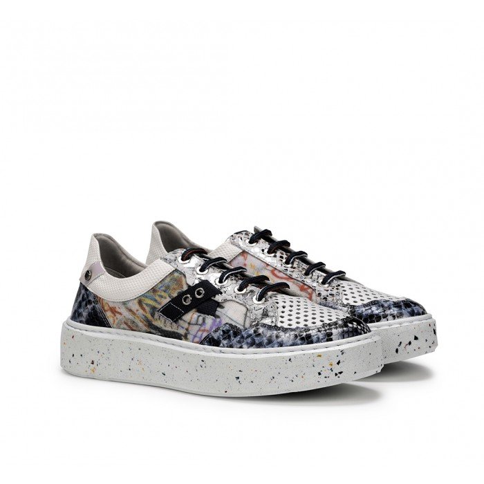 Zapatos Mujer Dorking Trozos D8751 Azul