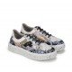 Zapatos Mujer Dorking Trozos D8751 Azul