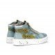 Botines Mujer Dorking Trozos D8752 Azul
