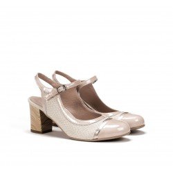 Zapatos Mujer Dorking Rodin D8742 Rosa Nude