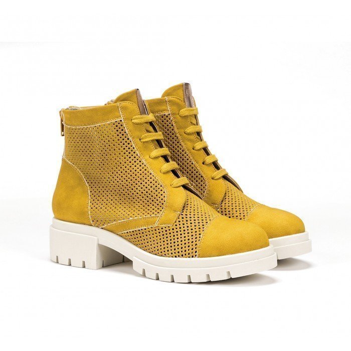 Botines Mujer Dorking Nidus D8734 Amarillo