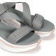 Sandalias Mujer Fluchos Fusion AT104 Gris