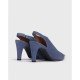 Zapatos Tacón Mujer Wonders Paz M-4224 Azul