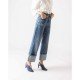 Zapatos Tacón Mujer Wonders Paz M-4224 Azul
