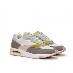 Deportivos Mujer Dorking Airpro D8818 Multicolor Rosa