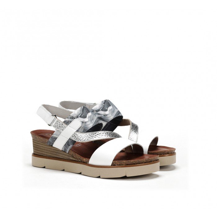 Sandalias Mujer Dorking Agnes D8786 Blanco