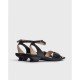 Sandalias Mujer Wonders Mamy B-8907 Negro