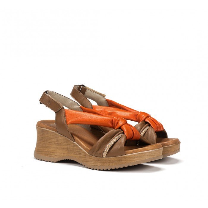 Sandalias Mujer Dorking Ubari D8714 Naranja
