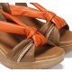 Sandalias Mujer Dorking Ubari D8714 Naranja