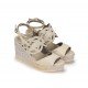 Sandalias Mujer Dorking Aren D8808 Blanco