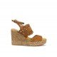 Sandalias Mujer Dorking Aren D8808 Cuero