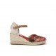 Sandalias Mujer Dorking Vision D8814 Rojo