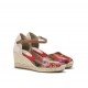 Sandalias Mujer Dorking Vision D8814 Rojo