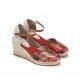 Sandalias Mujer Dorking Vision D8814 Rojo