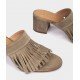 Sandalias Mujer Pedro Miralles Siracusa 18234 Verde Kaki