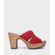 Zuecos Mujer Pedro Miralles Siderno 16432 Rojo