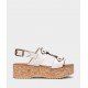 Sandalias Mujer Pedro Miralles 18117 Lima Blanco Roto