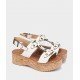 Sandalias Mujer Pedro Miralles 18117 Lima Blanco Roto