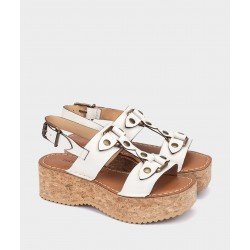 Sandalias Mujer Pedro Miralles 18117 Lima Blanco Roto