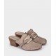 Zuecos Mujer Pedro Miralles Aveiro 16225 Beige