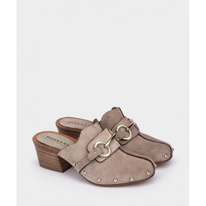 Zuecos Mujer Pedro Miralles Aveiro 16225 Beige