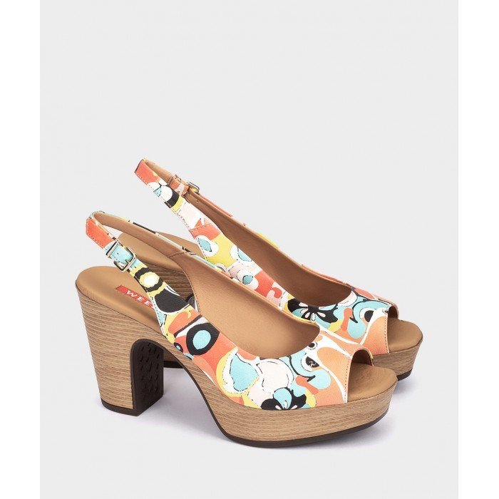 Sandalias Mujer Pedro Miralles La Valeta 16428 Estampado