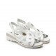 Sandalias Mujer 24 Hrs 24941 Charol Coco Blanco