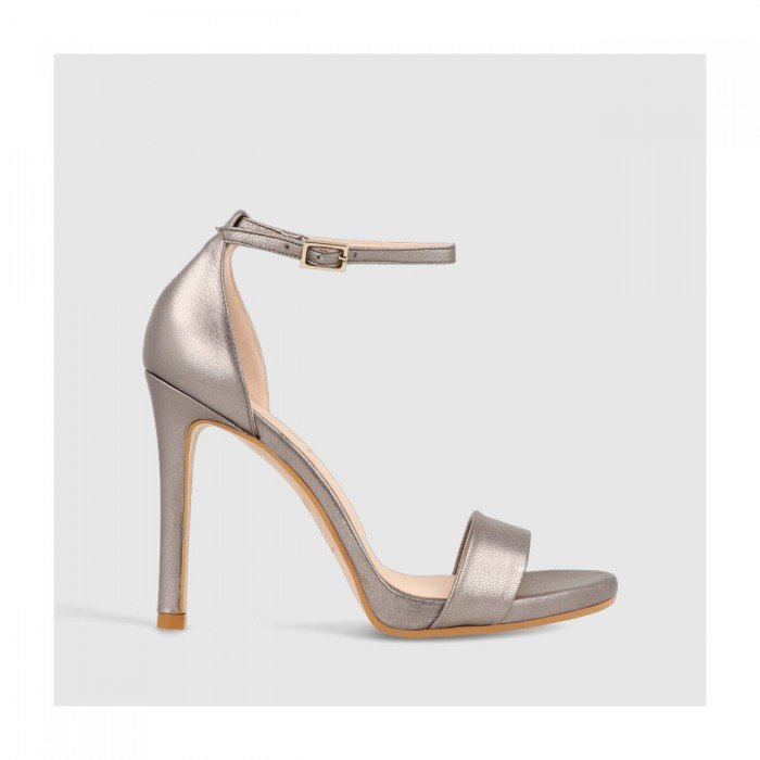 Sandalias Tacón Mujer Lodi Yurisa Silver
