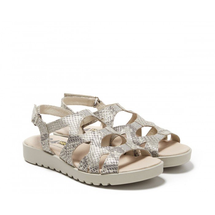 Sandalias Mujer 24 Hrs 24894 Platino