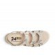 Sandalias Mujer 24 Hrs 24894 Platino