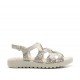 Sandalias Mujer 24 Hrs 24894 Platino