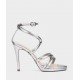 Sandalias Tacón Pedro MirallesLas Vegas 18404 Plata