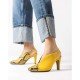 Zapatos Tacón Mujer Wonders M-4224 Amarillo
