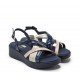 Sandalias Mujer 24 Hrs 25333 Combi Marino