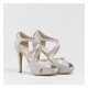 Sandalias Tacón Plata Lodi Goya Plata