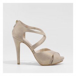 Sandalias Tacón Mujer Lodi Goya Dorado