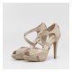 Sandalias Tacón Mujer Lodi Goya Dorado