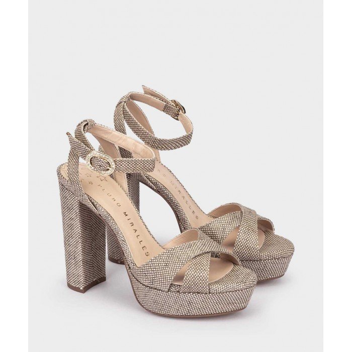 Sandalias Mujer Pedro Miralles Montpellier 18455 Taupe