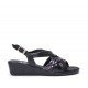 Sandalias Mujer 24 Hrs 25344 Negro