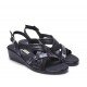Sandalias Mujer 24 Hrs 25344 Negro