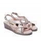 Sandalias Mujer 24 Hrs 25344 Champán