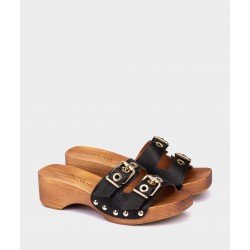 Zuecos Mujer Pedro Miralles Bellagio 17011 Negro