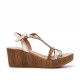 Sandalias Mujer 24 Hrs 25299 Cuero