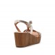 Sandalias Mujer 24 Hrs 25299 Cuero
