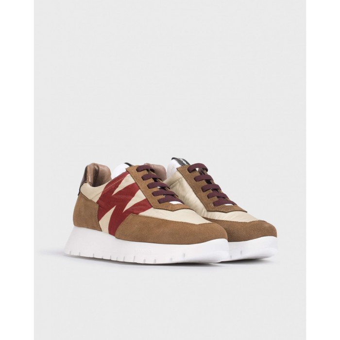 Zapatillas Deportivas Mujer Wonders Odisei A-2422-T Cuero