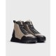 Botines Mujer Wonders England A-2415 Negro Taupe