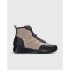 Botines Mujer Wonders England A-2415 Negro Taupe