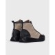 Botines Mujer Wonders England A-2415 Negro Taupe