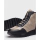 Botines Mujer Wonders England A-2415 Negro Taupe