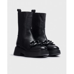 Botines Mujer Wonders Aiko C-6710 Negro